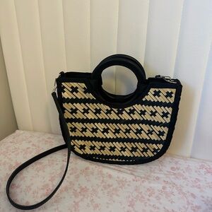 Stylish Black and tan purse